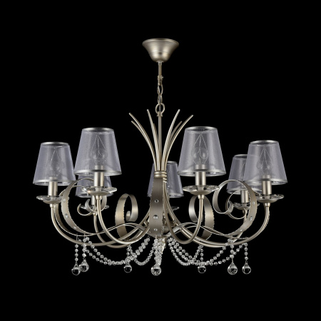 Люстра 7*E14 40Вт Серебро IP20 Darina FR2755-PL-07-BR Freya