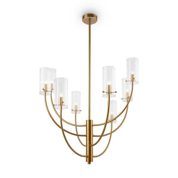 Подвесной светильник 8*G9 40Вт Латунь IP20 Arco MOD223PL-08BS Maytoni