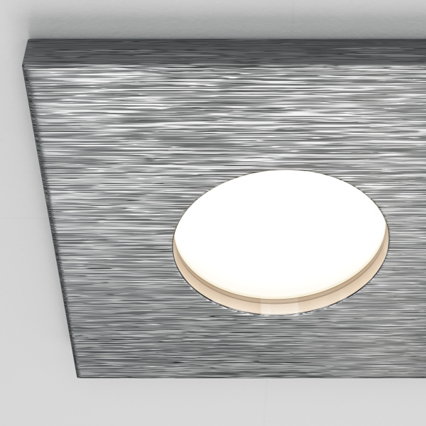 Встраиваемый светильник 1*GU10 50Вт Серебро IP65 Downlight DL083-01-GU10-SQ-S Technical Maytoni