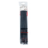 Хомут P6,6 стандартный (ч), 4,8x300 (50шт) FlexLock PROxima EKF