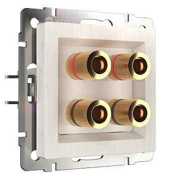 Акустическая розетка (перламутровый рифленый) СУ IP20 Werkel
