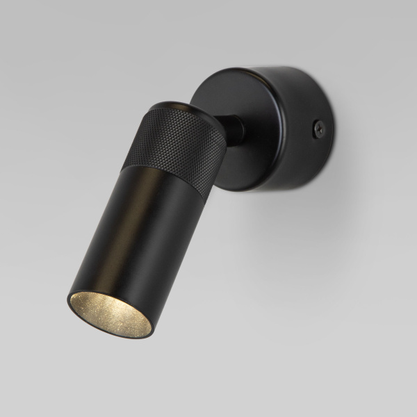 Настенный светодиодный светильник черный IP20 (20097/1 LED черный) Eurosvet