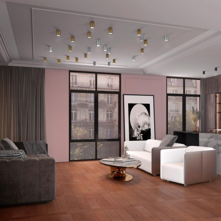 Св-к накл.IP20 GU10 9W 235V ELINA золото NOVOTECH