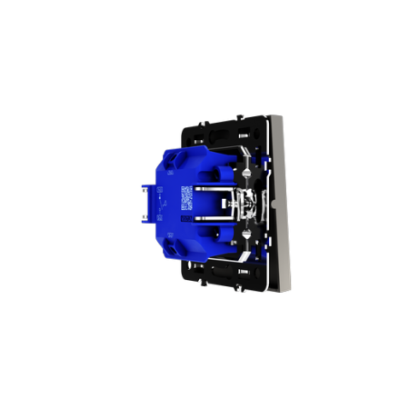 Выключатель с самовозвратом встраиваемый Voltum S70 одноклавишный 10А, (кашемир)