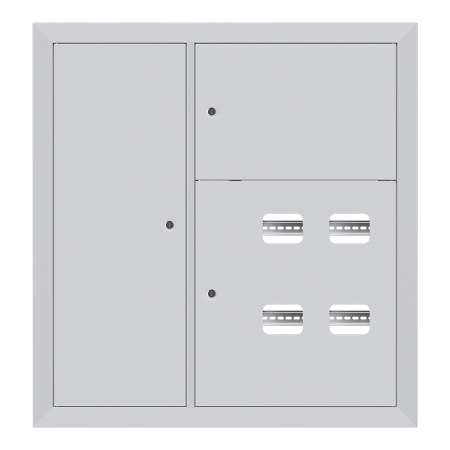 Щит этажный 4 кв, слаботочка слева (1000х950х150) PROxima EKF
