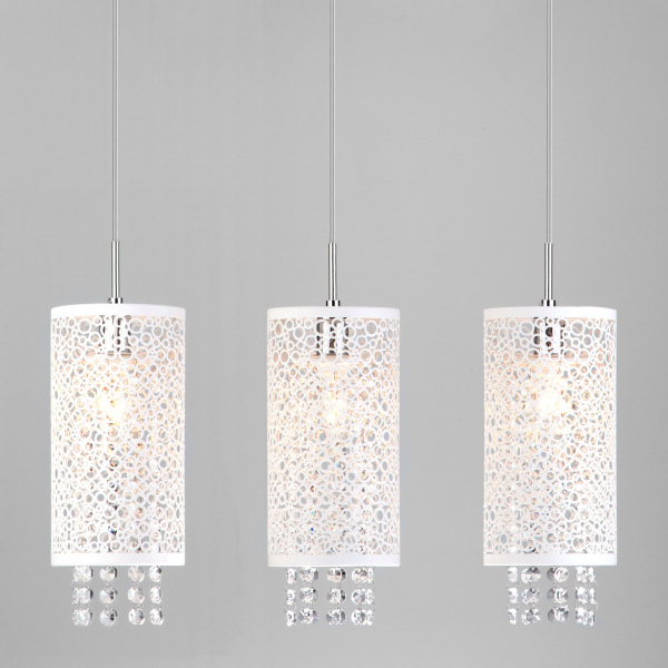 Подвесной светильник с хрусталем 3*E14 60Вт хром IP20 (1181/3 хром) Eurosvet