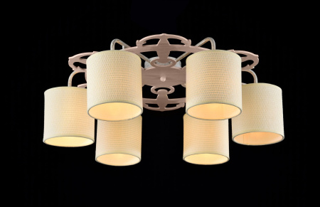 Потолочный светильник 6*E14 40Вт Белый с Золотом IP20 Timone FR5100-CL-06-WG Freya