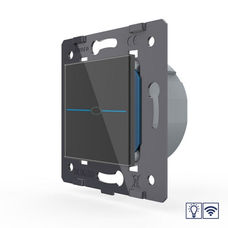 Светорегулятор (диммер) сенсорный радиоуправляемый Quadro (механизм) Livolo