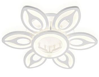 Потолочный светодиодный светильник с пультом FA462/6+1 GR серый 97W D650*120 (ПДУ РАДИО 2.4) Ambrella Light