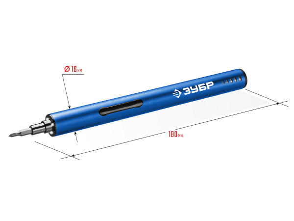 Профессионал ОТР-4 Н20 отвертка аккумуляторная 4 Vmax для точных работ с набором 20 бит ЗУБР