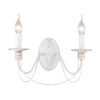 Настенный светильник (бра) 2*E14 60Вт Белый с Золотом IP20 Velia FR2046-WL-02-WG Freya