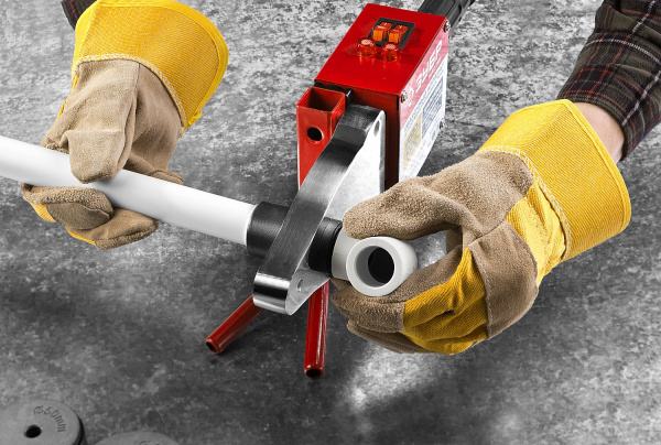 Сварочный аппарат (паяльник) для полипропиленовых труб, Мастер АСТ-2000, 1000/2000Вт, 50-300С, насадки 20, 25, 32, 40, 50, 63мм, мет. кейс, 220В ЗУБР