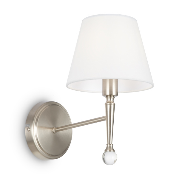 Настенный светильник (бра) 1*E14 40Вт Никель IP20 Rosemary FR2190WL-01N Freya