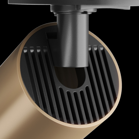 Трековый светильник 1*GU10 10Вт Черный и Бронза IP20 Single phase track system Unity TR020-1-U-GU10-BBZ Technical Maytoni