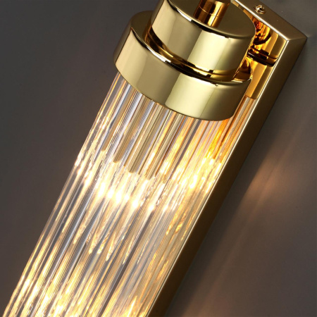 Настенный св-к E14 2*40W LORDI золотой/прозрачный ODEON LIGHT