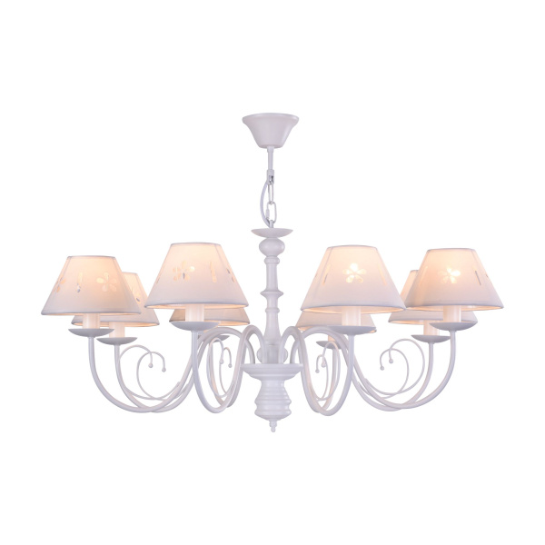 Люстра 8*E14 60Вт Матовый Белый IP20 Emily FR2537PL-08W Freya