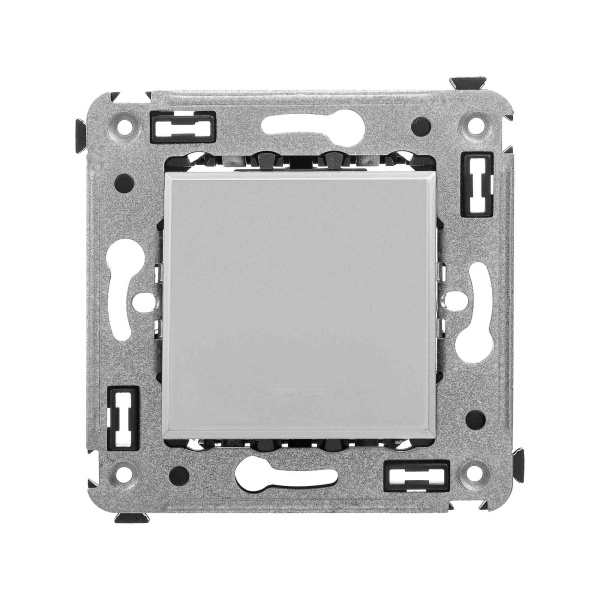 Кнопка одноклавишная в стену, "Avanti", "Закаленная сталь" DKC