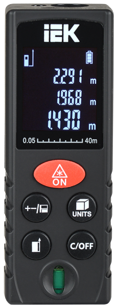 Дальномер лазерный DM40 PROFESSIONAL IEK