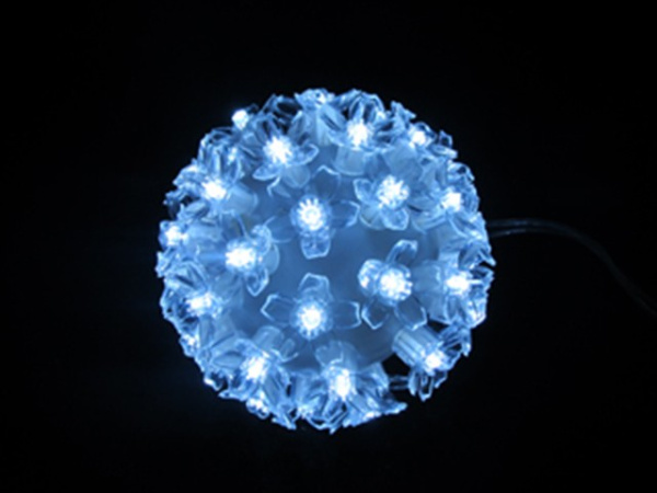 Шар светодиодный диаметр 12см 50LED холодный свет Шар светодиодный диаметр 12см 50LED холодный свет
