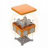 Коробка огнестойкая для о/п 60-0300-FR6.0-4-8-Р Е15-Е60 100х100х50 двухкомпонентная FEDAST