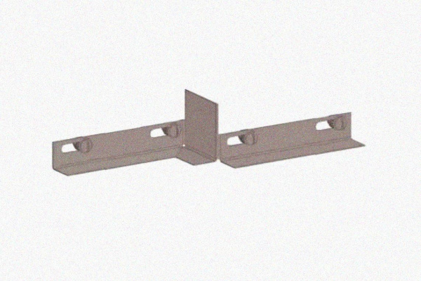 Соединитель-переходник замковый ПУгЛЗ 50х100 УТ1,5 (левый), горячее цинкование, S1,0