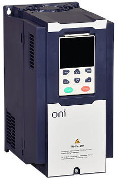 Преобразователь частоты K750 380В 3Ф 5,5-7,5кВт 13-17А со встроенным тормозом ONI