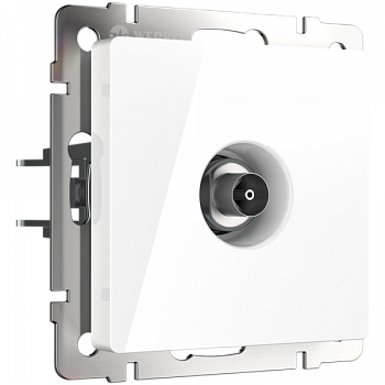 Встраиваемые механизмы Розетка СУ TV оконечная . Белый IP20 Werkel