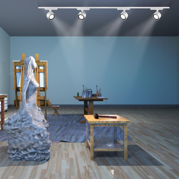 Св-к трековый однофазный IP20 LED 4000K 20W 220-240V PIRUM белый NOVOTECH