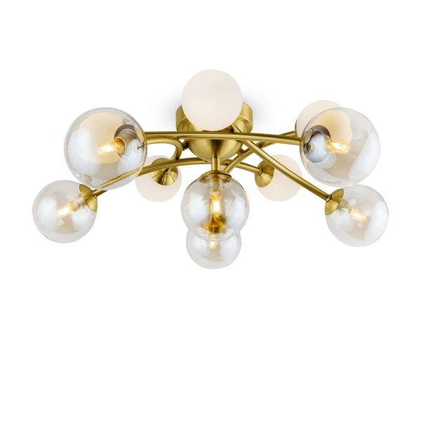 Потолочный светильник 11*G9 28Вт Латунь IP20 Bethany FR5116CL-11BS Freya