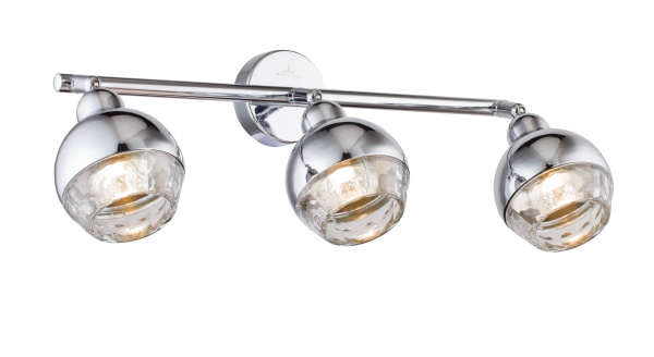 Светильник спот 3*GU10 50Вт Хром IP20 Facets SP006-CW-03-N Maytoni