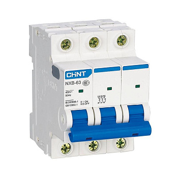 Выключатель автоматический ВА МОД NXB-63H 3П 4А 10кА В CHINT