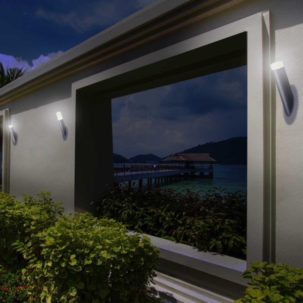 Плафон для св-ка (арт.358180,358181) IP65 NOKTA темно-серый NOVOTECH