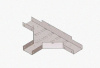 Лоток тройниковый замковый перфорированный ОТЗ 500х100 УХЛ1, горячее цинкование S1,5