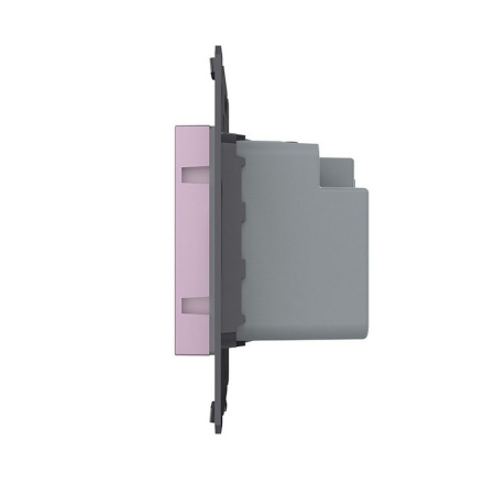 Терморегулятор пола 16А, сенсорное управление, датчик воздуха, Розовый (механизм) Livolo