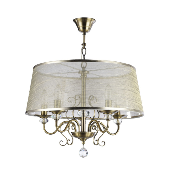 Люстра 5*E14 40Вт Бронза Антик IP20 Driana FR2405-PL-05C-BZ Freya