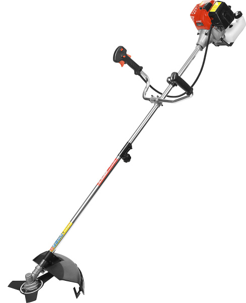 Триммер бензиновый (бензокоса), КРБ-490, 49,3 см3(1,84л.с./1,35кВт), 10000об/мин, катушка/нож, шир. скашивания 44/25,5см, велос.рукоятка ЗУБР