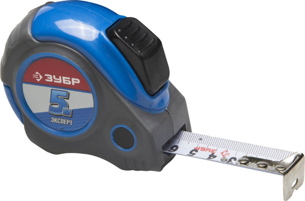 Профессиональная рулетка Автостоп 5м х 25мм ЗУБР