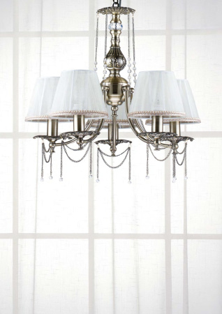 Люстра 5*E14 40Вт Латунь IP20 Rapsodi RC305-PL-05-R Maytoni