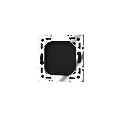 Заглушка Voltum S70 с суппортом, (черный матовый)