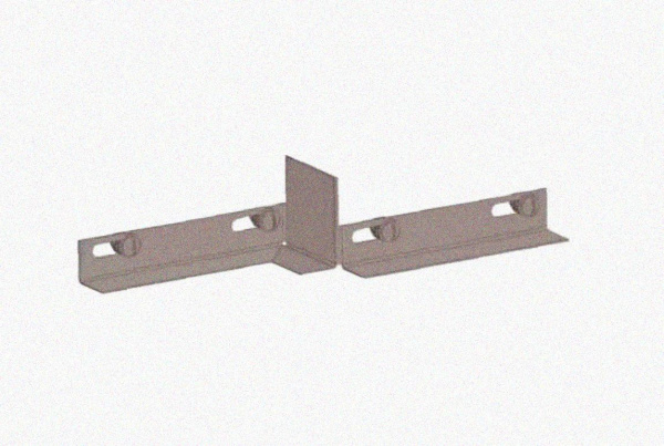 Соединитель-переходник замковый ПУгЛЗ 100х80 УХЛ1, оцинкованный лист, S1,5