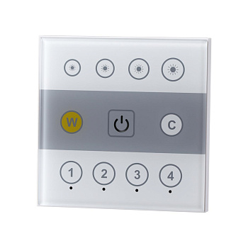 Настенная панель ДУ (2.4G) IP20 90-265V GESTION белый NOVOTECH