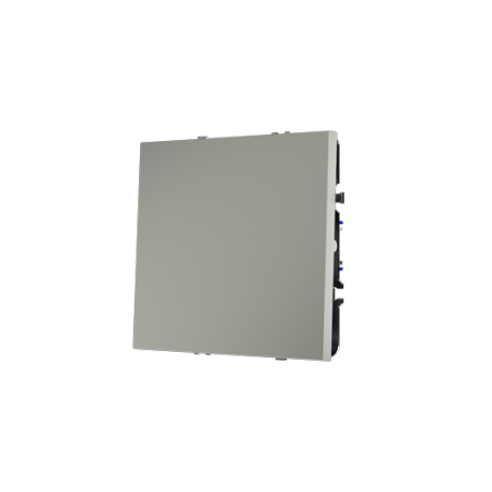 Перекрестный переключатель встраиваемый Voltum S70 одноклавишный 10А, (сталь)