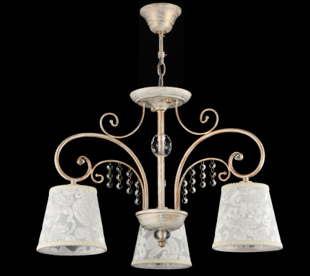 Потолочный светильник 3*E14 40Вт Белый с Золотом IP20 Lorette FR2406-PL-03-WG Freya