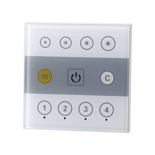 Настенная панель ДУ (2.4G) IP20 90-265V GESTION белый NOVOTECH