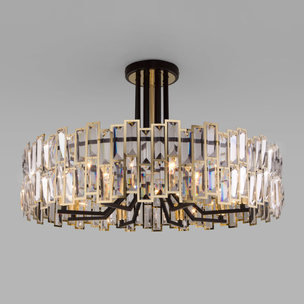 Умный потолочный светильник 8*E14 60Вт золотой, черный IP20 Zolletta (339/8 золото / черный) Bogate's