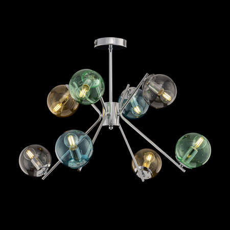 Люстра 8*E14 40Вт Хром IP20 Nancy FR5083PL-08CH Freya