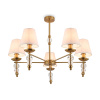 Потолочный светильник 5*E14 40Вт Латунь IP20 Side FR1009CL-05BS Freya