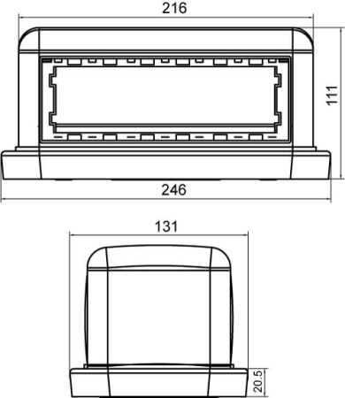 Напольная башенка BUS, 12 модулей, белая DKC