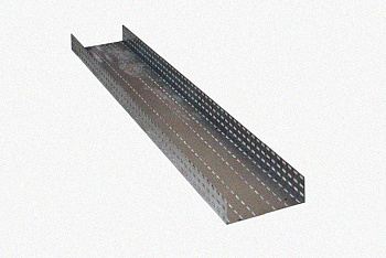 Лоток перфорированный ЛМ 300х100х2000 УХЛ1, оцинкованный лист, S1,2