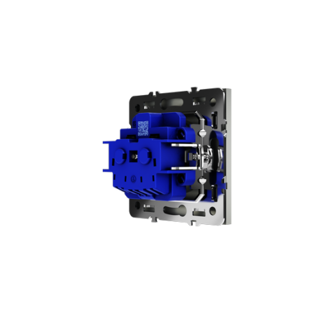 Розетка встраиваемая Voltum S70 с заземлением и защитными шторками, 16А, (сталь)